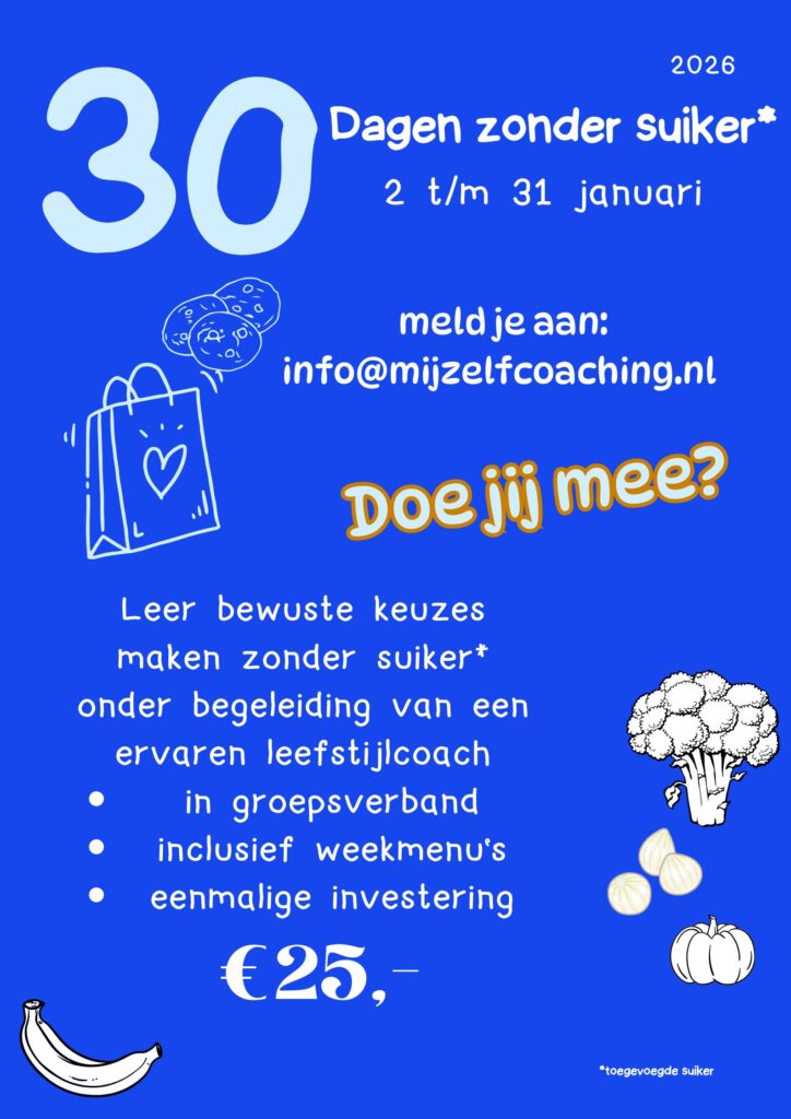 blauw en wit vlooienmarkt braderie poster evenement illustratief